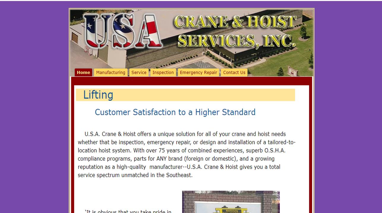 USA Crane & Hoist Services, Inc. Crane Manufacturers