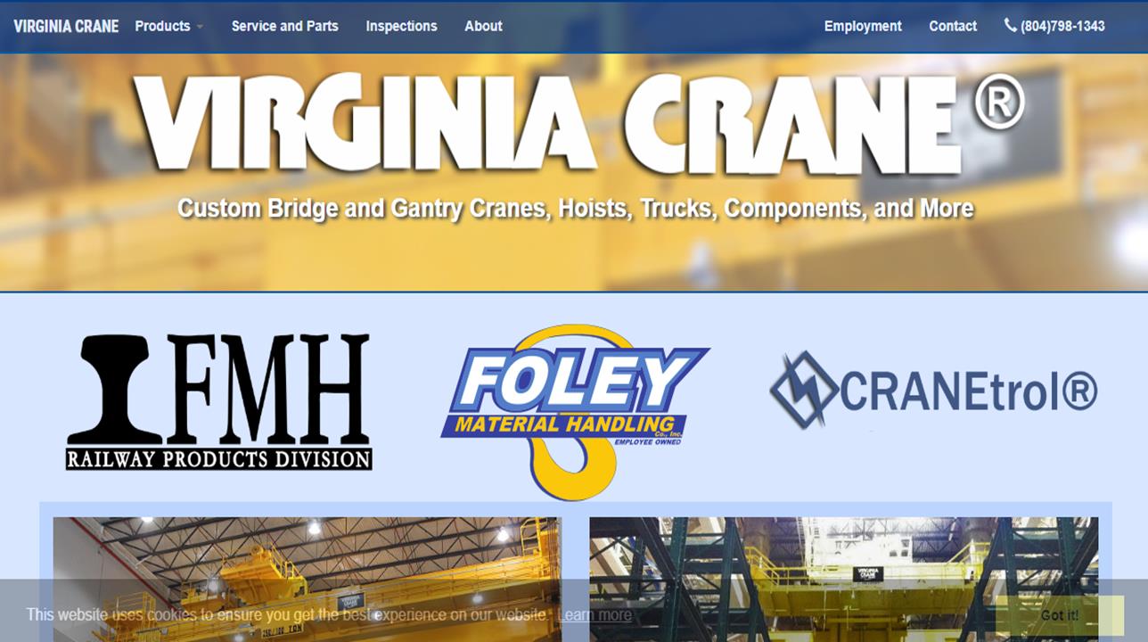 Virginia Crane Crane Manufacturers