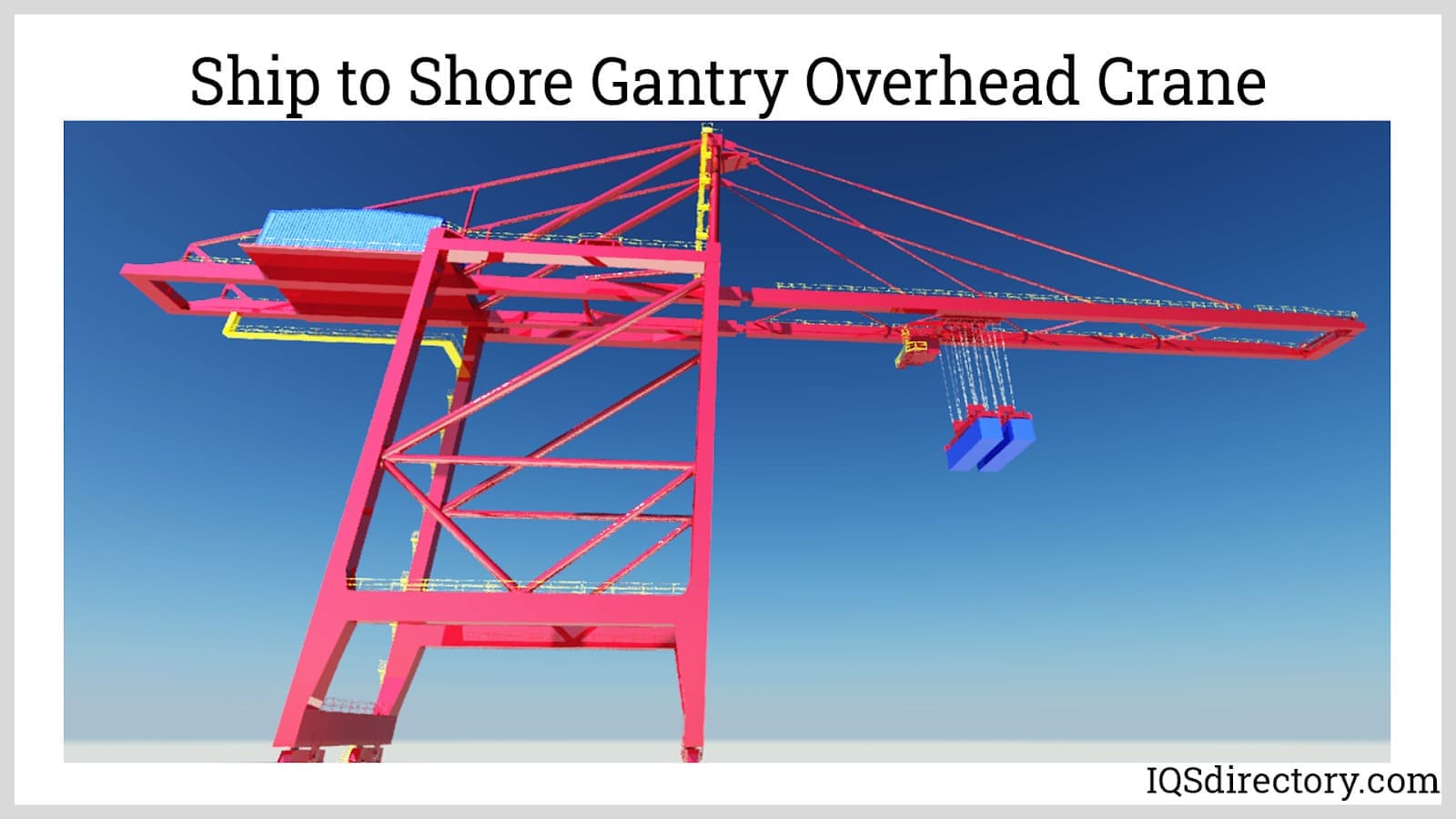 Ship to Shore Gantry Overhead Crane
